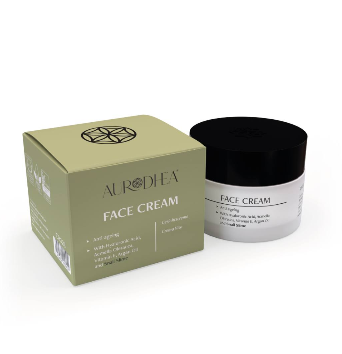 Anti-Age Gesichtscreme mit Schneckenschleim